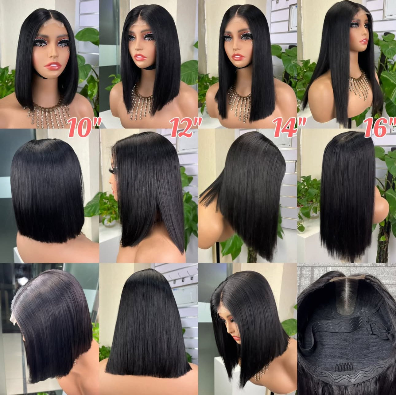 Peruvian Bob wig 2*6 lace 200% density