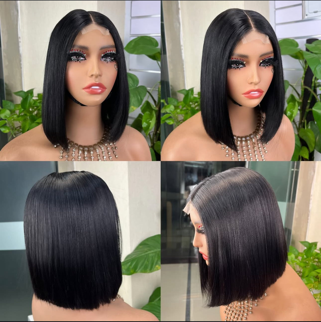 Peruvian Bob wig 2*6 lace 200% density
