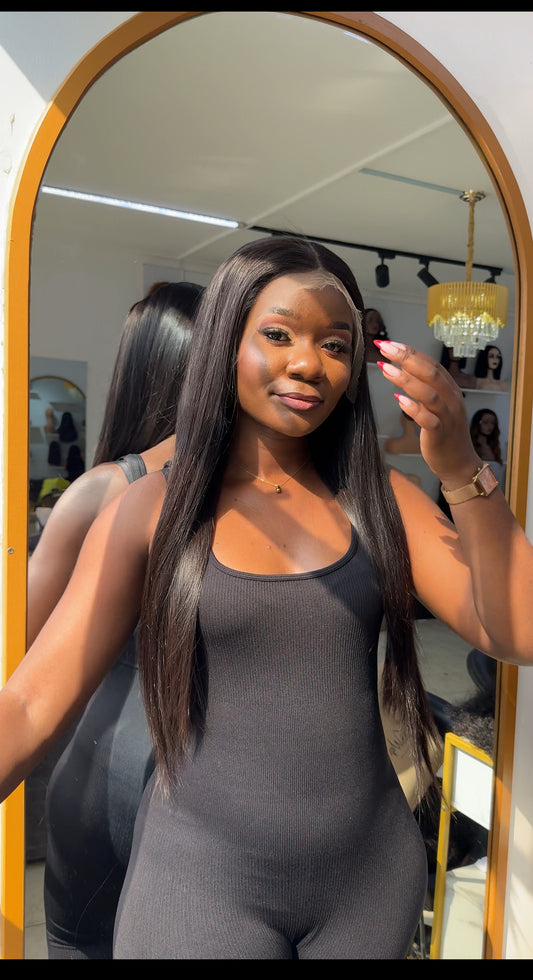 VIETNAMESE Straight 13*6 Hd lace wigs 350g