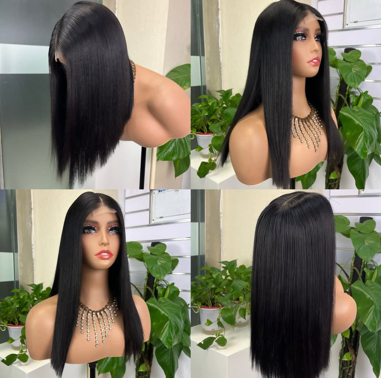 Peruvian Bob wig 2*6 lace 200% density