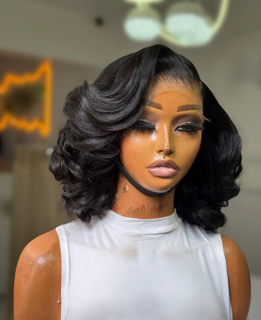 VIETNAMESE 6*6 Hd lace wavy units 14”-18” 350g