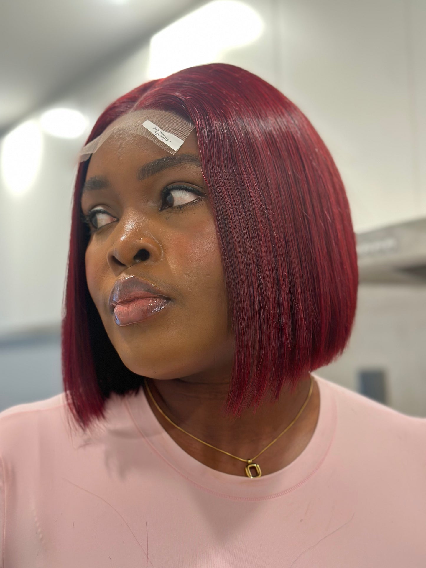 VIETNAMESE 6” 2*6 burgundy bob