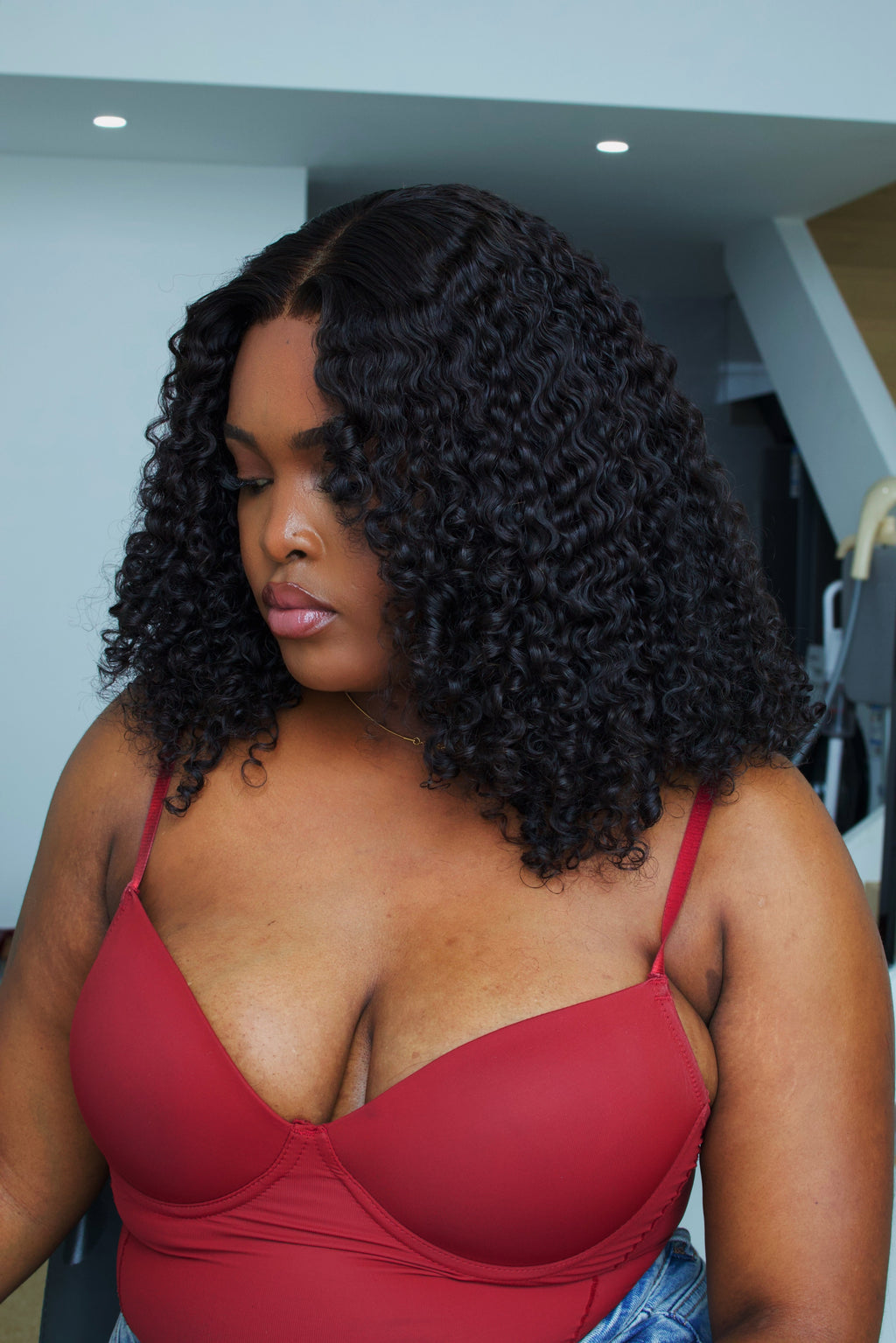 Raw Burmese Curls 6*6 HD Lace