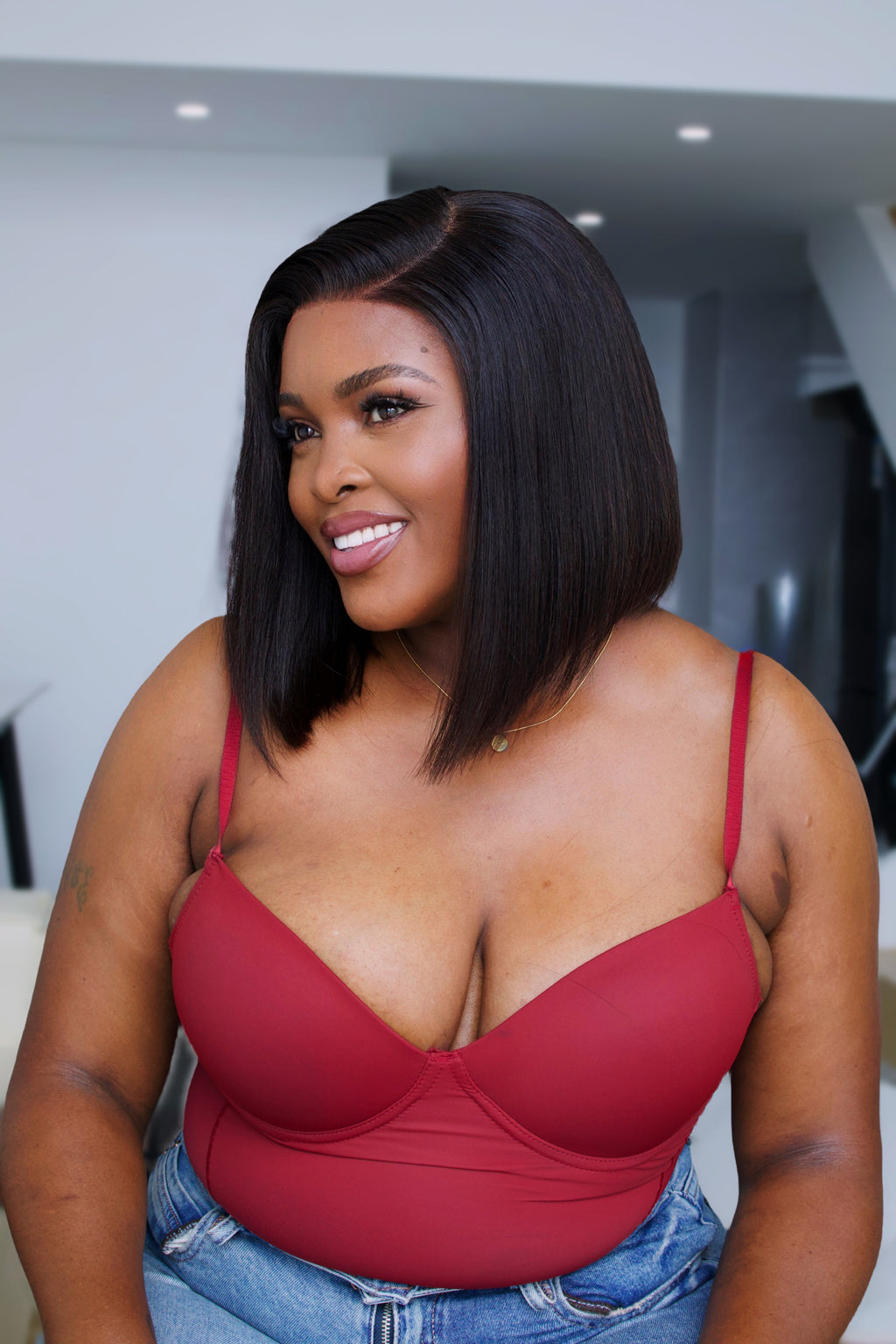 Virgin hair 13*6 Bob unit