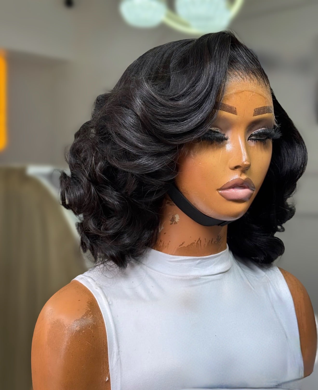 VIETNAMESE 6*6 Hd lace wavy units 14”-18” 350g